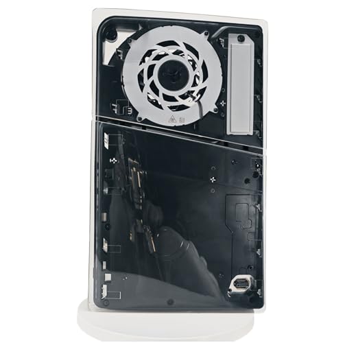 Image of Slim Digital Edition Cover Plates for New PS5 Slim Console, Shell Panels Compatible with New PlayStation 5 Slim Accessories Protective Replacement Faceplate (Transparent)