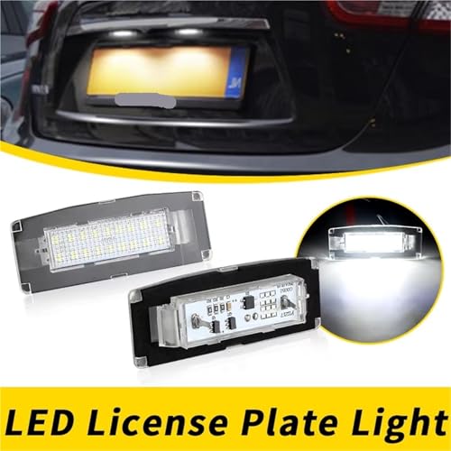 Luz matrícula Maserati Ghibli 2014-2020 2 piezas 12V 2