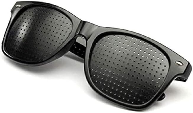 KIYO Anti-myopia Pin Hole Eye Glasses for Men and Women Eye Exercise Eyesight Improve Healing Vision Care Eyeglasses