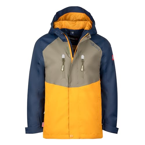 Trollkids Kids Bryggen 3in1 Jacket 116, Moss