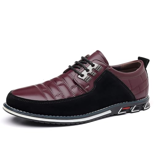 Image of Men's Premium Casual Lace Up Walking Shoes Business Driving Oxford Shoes