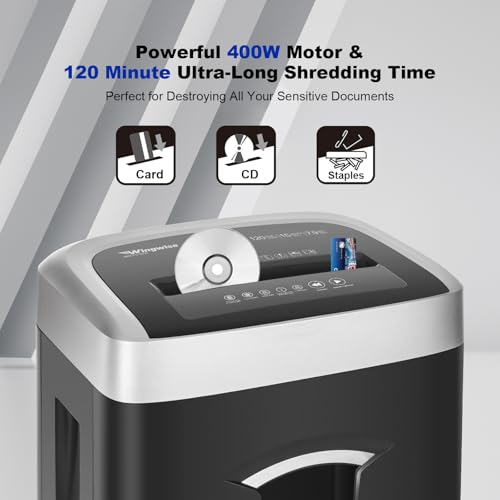 Wingwise 120-Minute Paper Shredder P-4/Manual 15 Sheet/30L/120mins の商品画像 2