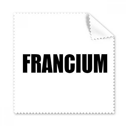 Tissu de nettoyage Francium chimie pour nettoyer vos lunettes au bureau ou en voyage