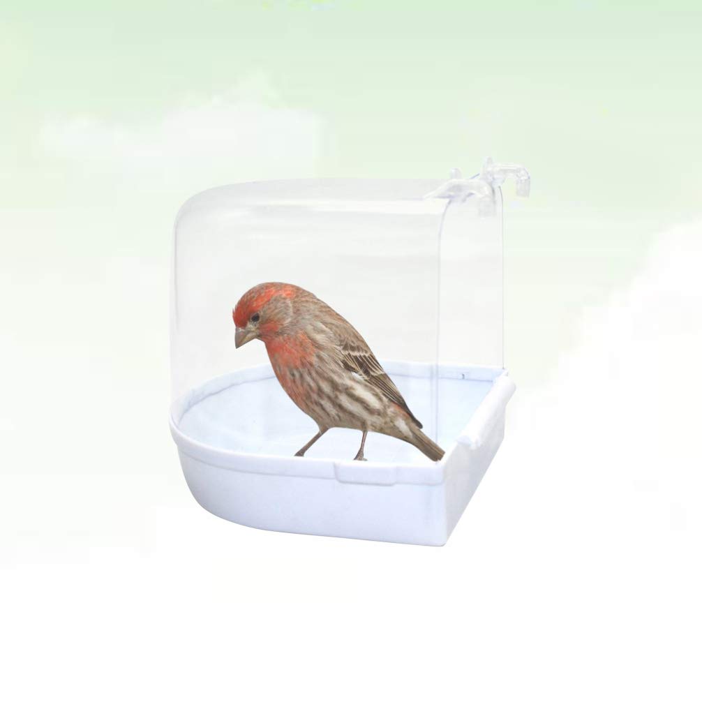 POPETPOP Pequeño Dispensador De Agua Jaula De para Pájaros Jaula para Periquitos Bebedero para Periquitos Jaulas De Pájaros para Periquitos Jaulas para Pajaros Pájaro Loro Limpio