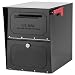 Architectural Mailboxes 6200B-10  Oasis Classic Locking Post Mount Parcel Mailbox with High Security Reinforced Lock,Black,18.00 x 15.00 x 11.50 inches