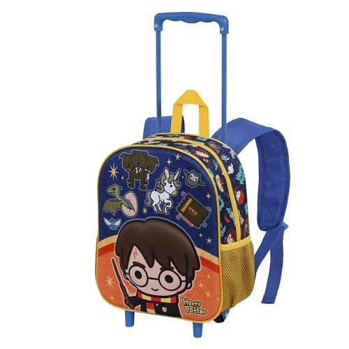Sac à dos 3D à roulettes Harry Potter pour l'école et les vacances