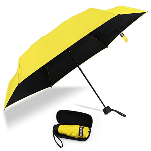 Yoobure Small Mini Umbrella with Case Light Compact Design Perfect for Travel Lightweight