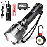 【Vielseitige Anwendungsmöglichkeiten】 Die LED taschenlampe eignet sich perfekt für Outdoor-Aktivitäten wie Camping, Wandern, Angeln und kann auch als Notfallbeleuchtung verwendet werden.