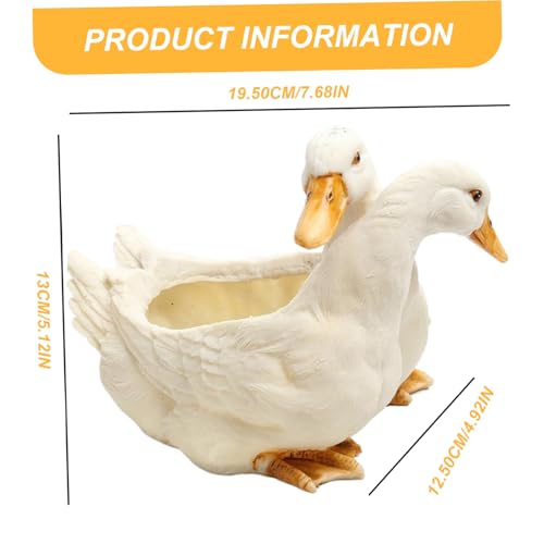 Jardinière succulente canard pour égayer votre décoration de bureau à domicile - 5