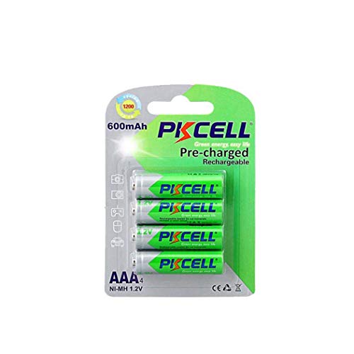 Pkcell Aaa Size Nimh Low Self Discharge Pre-Charged Rechargeable Battery (12Pc) #TOP1