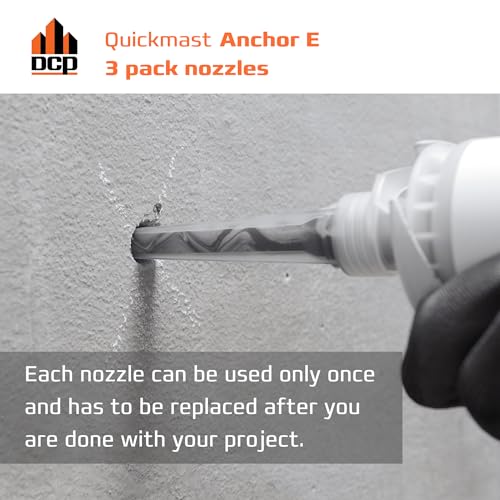 Image of DCP Replacement Nozzles 3-Pack for Quickmast Anchor E, Clear Plastic