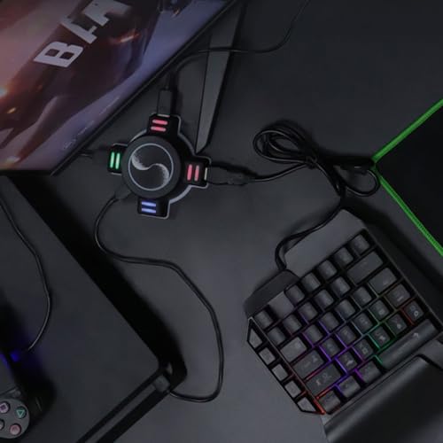 Convertisseur CRAFTHROU clavier souris en abs noir pour console Switch