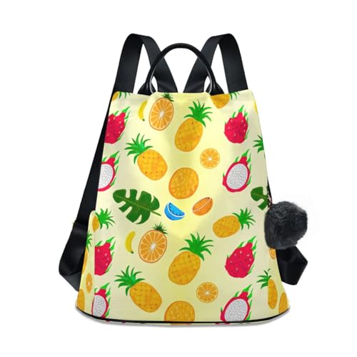 Sac de voyage décontracté avec poche au dos, sac à dos antivol femme pratique