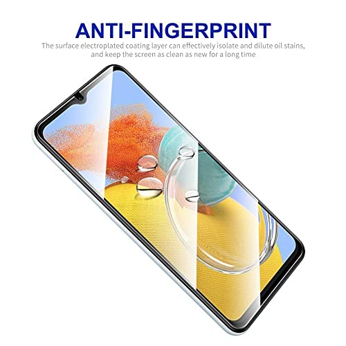 Image of Casodon Tempered Glass Screen Protector Guard for Samsung Galaxy M14 5G - Black