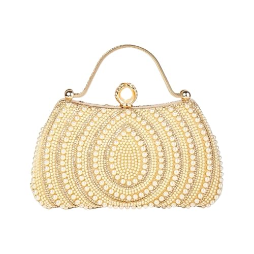 Sac à main de soirée perlé orné pour bal de promo et grandes réceptions