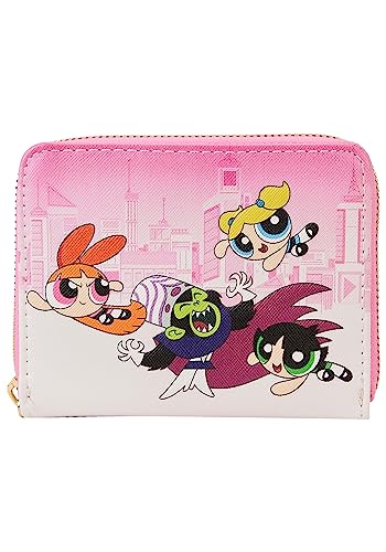 Loungefly Powerpuff Girls vs Mojo Jojo Zip Wallet
