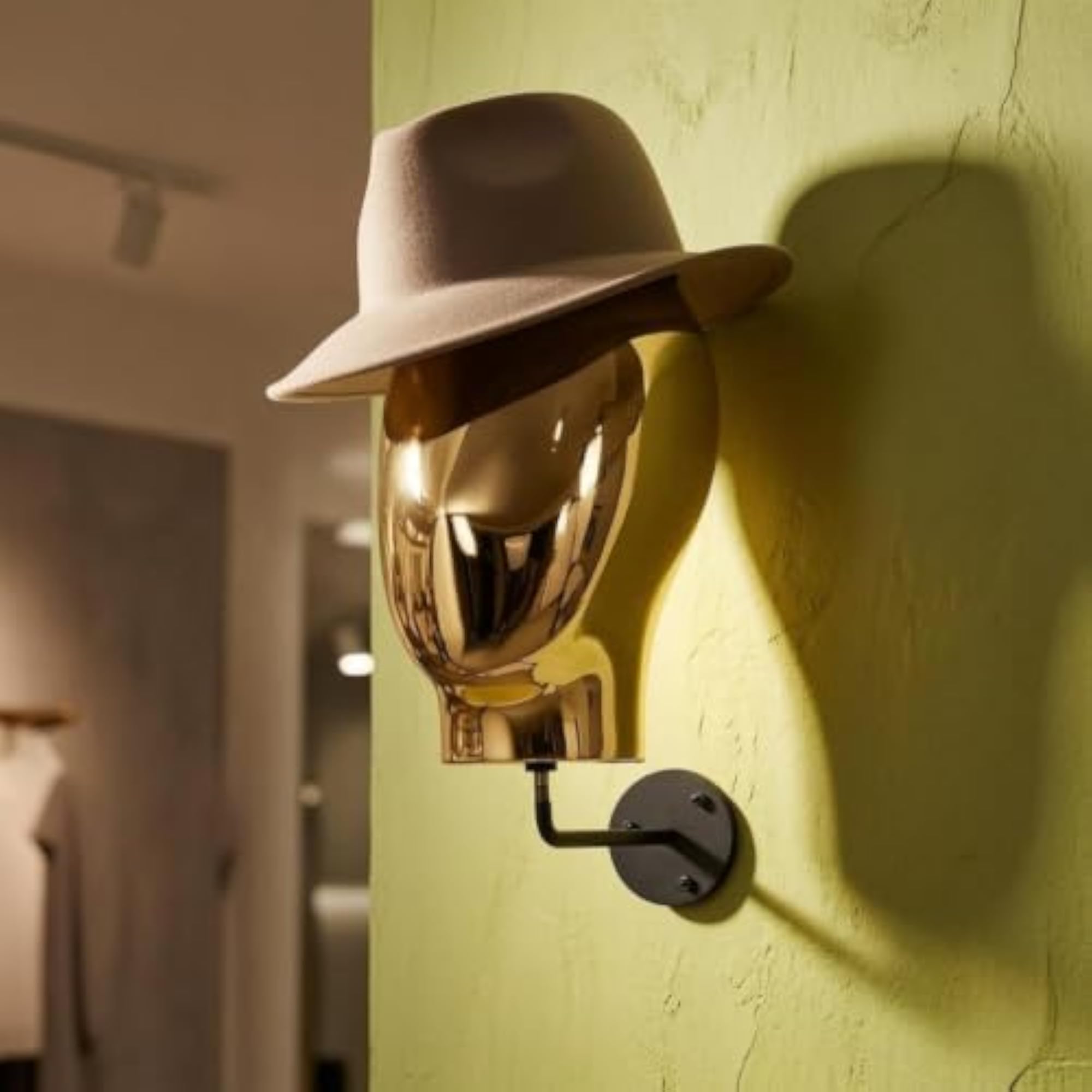 Electroplated Wall-Mounted Head Display
