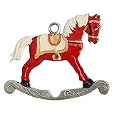 Schaukelpferd von Hand beidseitig bemalt aus Zinn, alle Produkte werden von uns selbst beamlt