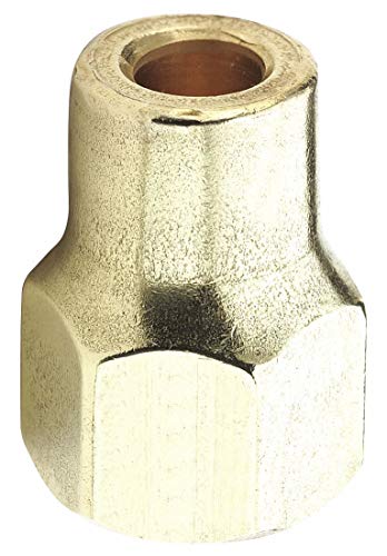 700061-04 0.25 in. Brass Compression Nut44; Pack of 10