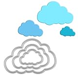 ZbFwmx Metal Cutting Dies Stencil DIY Scrapbooking Embossing Tool DIY Paper Cards Album Decoration (Cloud)