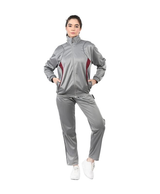 Image of KAYU Women Solid Stylish Polyester Zipper Tracksuits for Winter (Pack of 3)