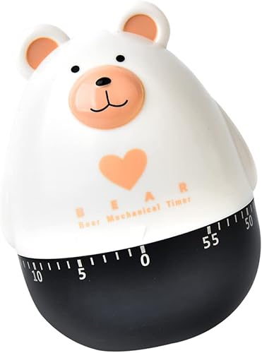 TIDTALEO Temporizador de oso TEM para estudiantes, recordatorio de horneado, temporizador de cocción, temporizador visual para niños, temporizador