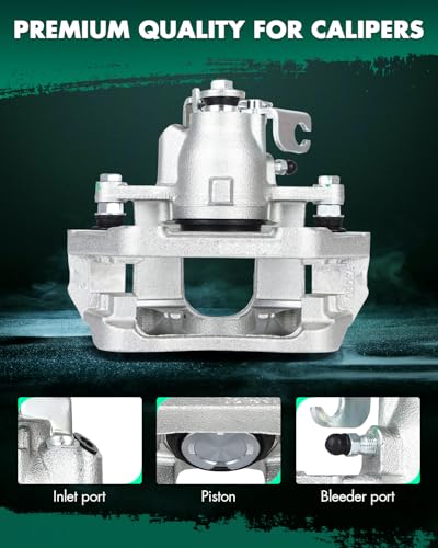 Image of SCITOO 18B5213 Disc Brake Caliper Assembly with Bracket Fit For Ford For Flex 2009 For Lincoln For MKS 2009 2010 2011