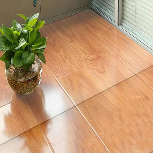 Alfombrilla de PVC transparente 70x180cm impermeable antideslizante 2