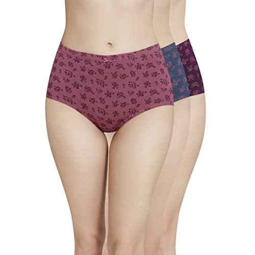 Image of Amante Inner Elastic Cotton Full Brief Panty Pack- Pack of 3