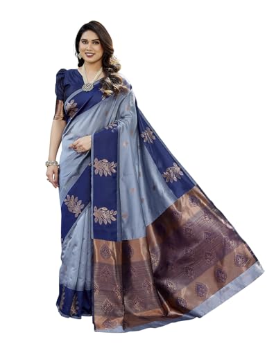 Image of Yashika Women's Banarasi Kanjivaram Art Silk Saree Set with Blouse |saree for Women | Saree | New Sari | Saree