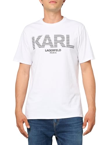T-Shirt à Manches Courtes Karl Lagerfeld Homme Idéal pour Style Urbain Choc