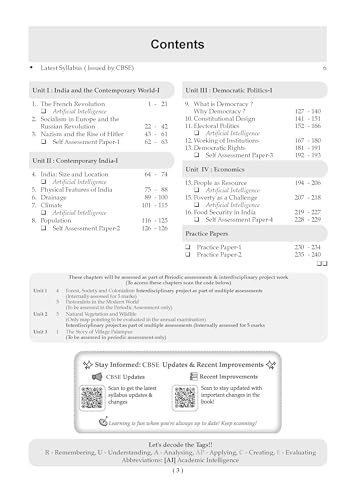 Image of (Old Edition) Oswaal CBSE Question Bank Social Science (India and the Contemporary World, Contemporary India) for Class 9 | Solved Papers | Mind Maps & Revision Notes | 2027 Exam
