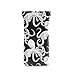 OTVEE Black and White Octopus Eyeglass Case Microfiber Leather Squeeze Top Sunglasses Case for Women