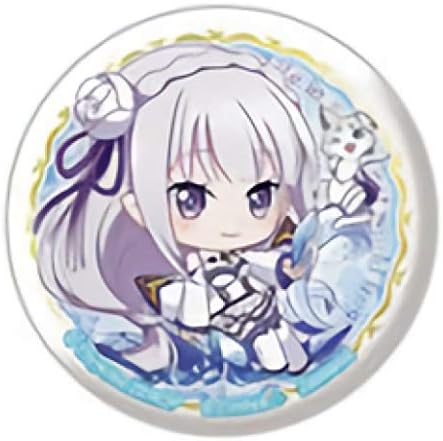 [C Prize Emilia & Pack A (Can Badge) Re:Zero - Starting Life in Another World Play Emilia Collection