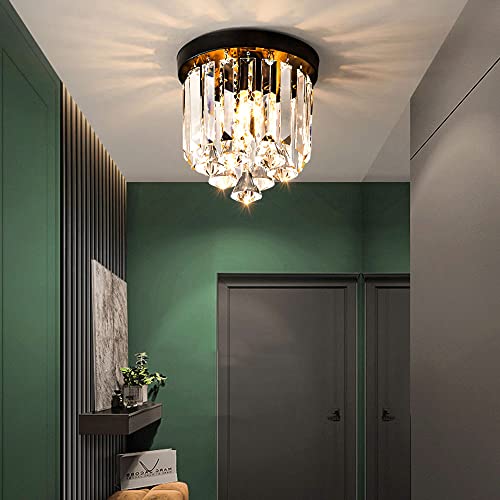 Plafonnier cristal K9 encastré 20 cm E14 pour salon et chambre - 2