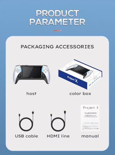 Dkian Project X Handheld Console Game 4.3 inch IPS Screen Portable Video Game Player HD Game Console 6 41AqkMFUf7L