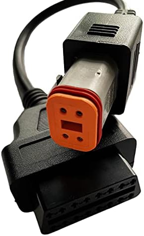 SuperOBD Fits for Harley Davidson Motorcycle 4 pin Harley 4 pin OBD OBD2 OBDII Har Ley Diagnostic Cable Adaptor