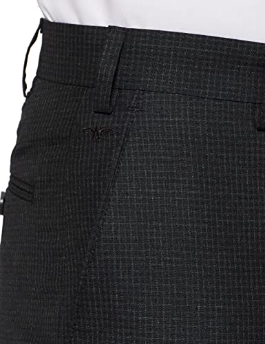 Image of PARK AVENUE Men Men's PLEATLESS Smart FIT Black Formal Trouser