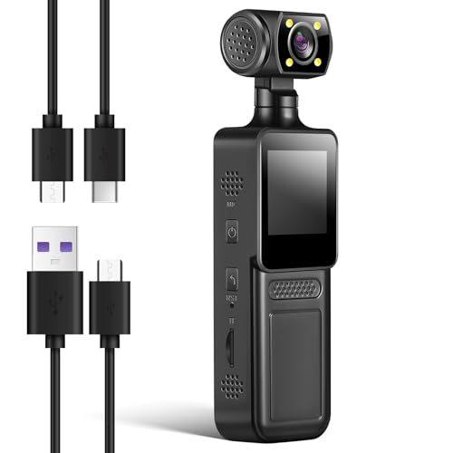 Caméra portable pour voyages Sewroro enregistreur vidéo de randonnée