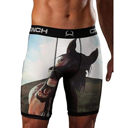 Cinch Men's 9 Inch Horse Boxer Brief Multi XL - Main Image