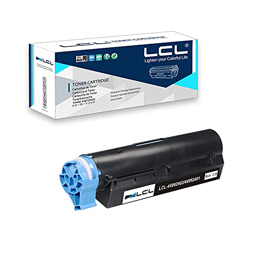 LCL Cartucho de tóner Compatible 44992402 44992401 MB401 MB451 MB441 2500 Páginas (1 Negro) Reemplazo para Oki B401 B401D B401DN MB441 MB451 MB451DN MB451DNW