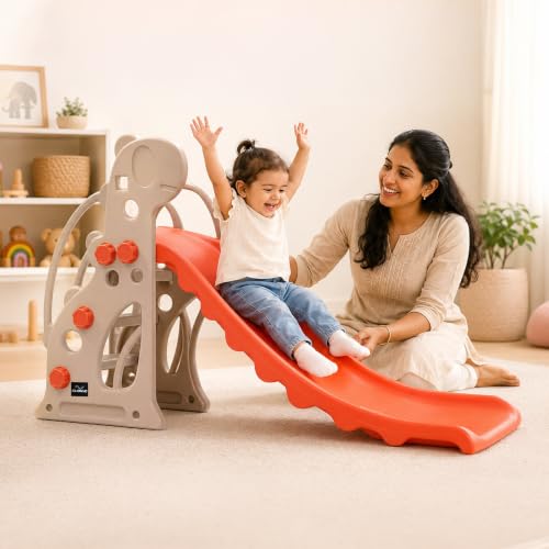Image of Slovic Slide for Kids [2-4 Years Old] | Indoor & Outdoor Slide for Home | Kids Toys Gift | Weight Capacity of 25 KG | Sturdy Slides with Rounded Edges