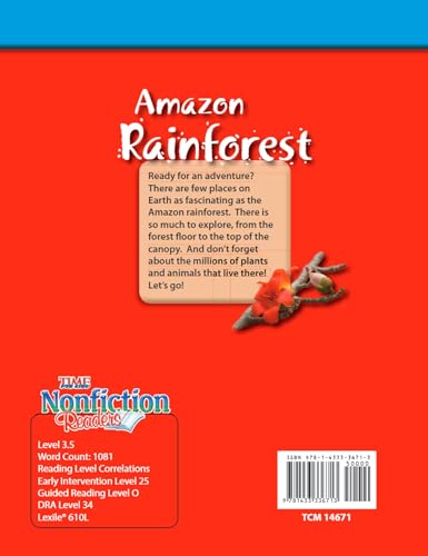 Amazon Rainforest (TIME FOR KIDS Educational Reader for 3rd Grade students, Kids age 6-10 ) (TIME FOR KIDS(r) Nonfiction Readers) - Image 2