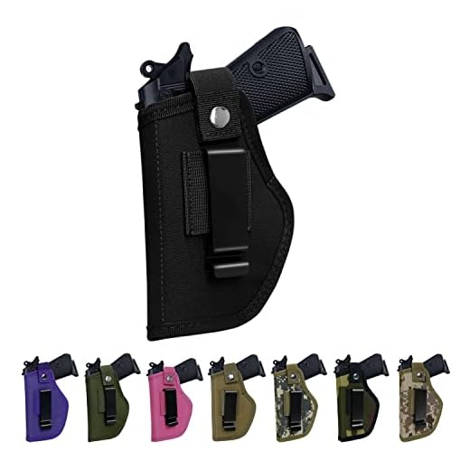Universal Gun Holsters for Men Women, IWB/OWB 9mm Holsters for Pistols Right Left, 380 Gun Holster, Concealed Carry Holster Fits S&W M&P Shield Glock 17 19 26 27 42 43 Revolver, Similar Handguns