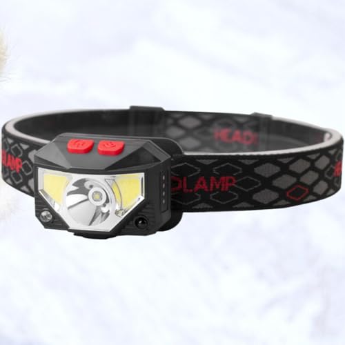 Linterna frontal LED recargable USB impermeable de ABS para pesca y marcha 7