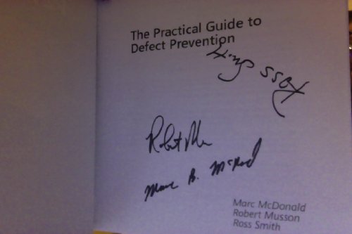 The Practical Guide to Defect Prevention (Best Practices)
