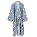 Produktbild Fancy Pumpkin Japanische Frauen Robe Baumwolle Morgenmantel Kimono Pyjamas Nachthemd [Blume C]