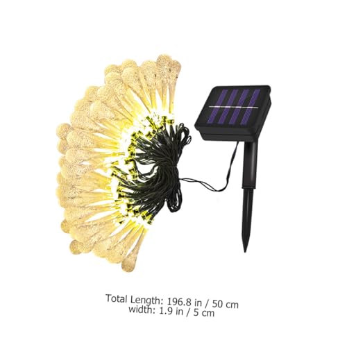 Luces solares de cadena LED para exterior 5m 20 bombillas miniatura 2