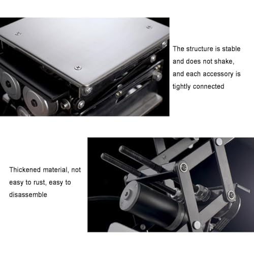 Plataforma elevadora eléctrica, capacidad de carga de 10 kg, control remoto, diseño antivibración para laboratorio e industrial, compacta, 20 x 20 cm