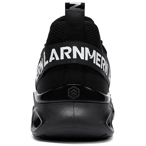 Image of LARNMERN Steel Toe Shoes for Men Women Lightweight Work Safety Shoes Sneakers Comfortable Safety Toe Sneakers Stylish Work Shoe Colorful Zapatos de Seguridad